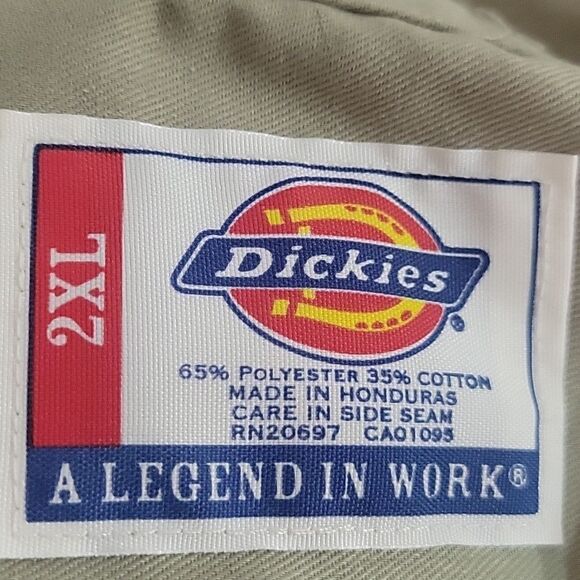 Dickies Vintagw long sleeve work shirt, size 2XL - Picture 3 of 4